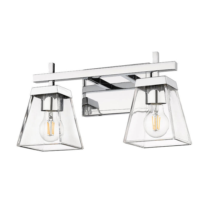 Z-Lite Lauren Chrome 2 Light Vanity 819-2V-CH | theLightShop