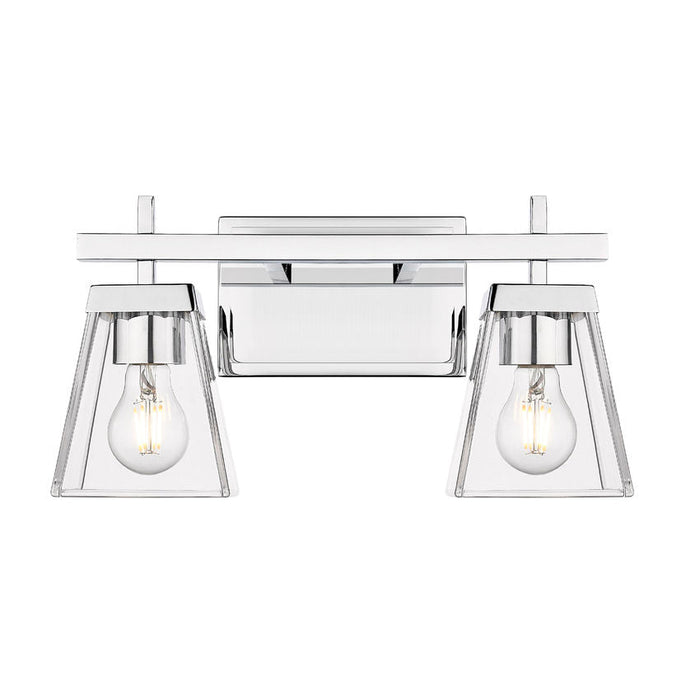 Z-Lite Lauren Chrome 2 Light Vanity 819-2V-CH | theLightShop