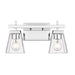 Z-Lite Lauren Chrome 2 Light Vanity 819-2V-CH | theLightShop
