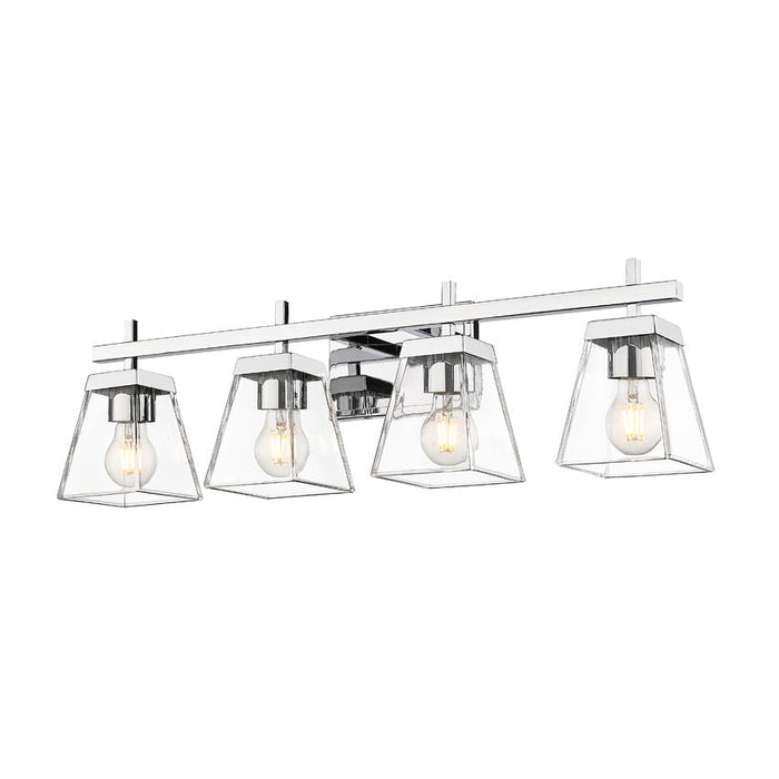 Z-Lite Lauren Chrome 4 Light Vanity 819-4V-CH | theLightShop
