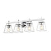Z-Lite Lauren Chrome 4 Light Vanity 819-4V-CH | theLightShop