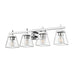 Z-Lite Lauren Chrome 4 Light Vanity 819-4V-CH | theLightShop