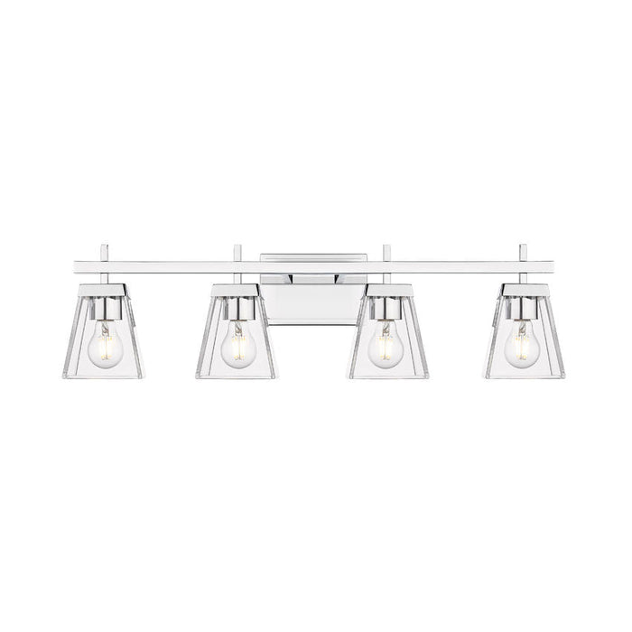 Z-Lite Lauren Chrome 4 Light Vanity 819-4V-CH | theLightShop