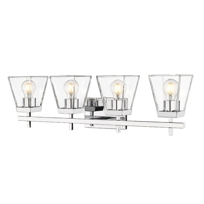Z-Lite Lauren Chrome 4 Light Vanity 819-4V-CH | theLightShop