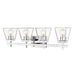 Z-Lite Lauren Chrome 4 Light Vanity 819-4V-CH | theLightShop