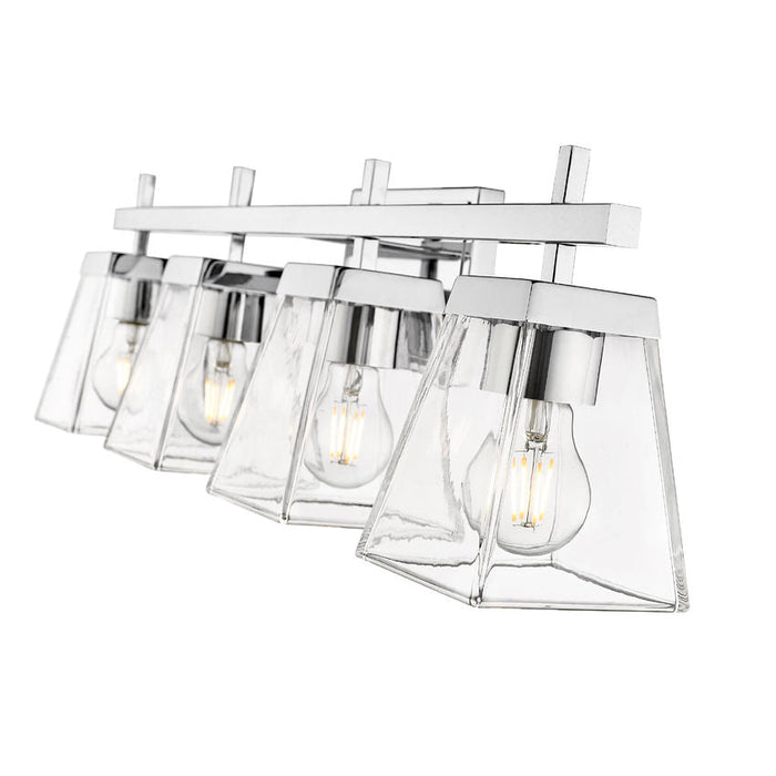 Z-Lite Lauren Chrome 4 Light Vanity 819-4V-CH | theLightShop