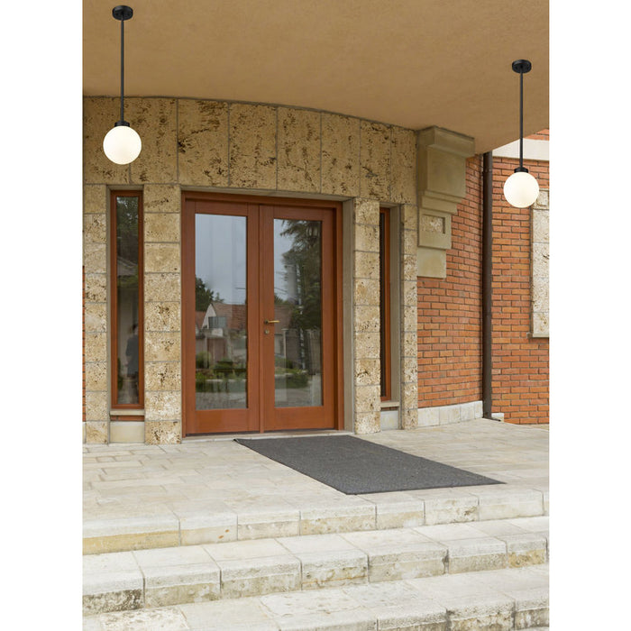 Z-Lite Laurent Black 1 Light Outdoor Pendant 597P8-BK | theLightShop