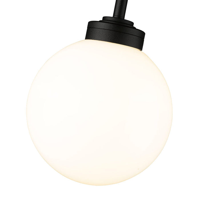 Z-Lite Laurent Black 1 Light Outdoor Pendant 597P8-BK | theLightShop