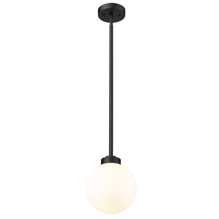 Z-Lite Laurent Black 1 Light Outdoor Pendant 597P8-BK | theLightShop