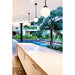 Z-Lite Laurent Black 1 Light Outdoor Pendant 597P8-BK | theLightShop