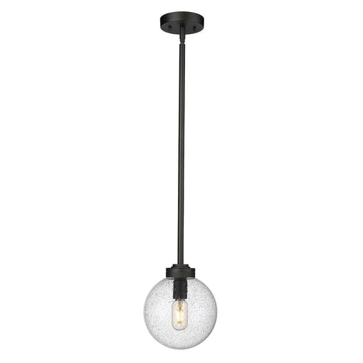 Z-Lite Laurent Black 1 Light Outdoor Pendant 599P8-BK | theLightShop