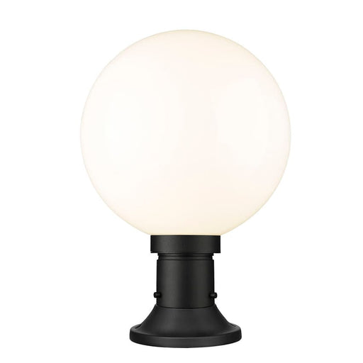 Z-Lite Laurent Black 1 Light Outdoor Pier Mounted Fixture 597PHB-553PM-BK | theLightShop