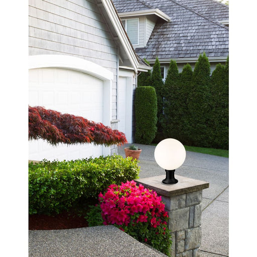 Z-Lite Laurent Black 1 Light Outdoor Pier Mounted Fixture 597PHB-553PM-BK | theLightShop