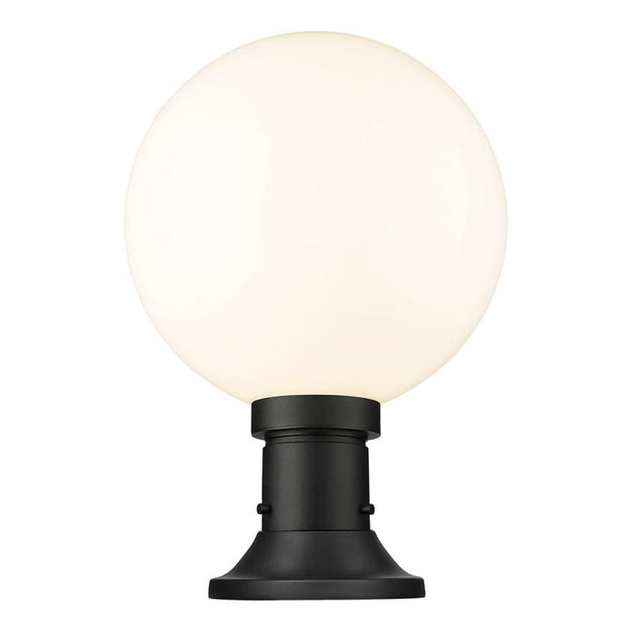 Z-Lite Laurent Black 1 Light Outdoor Pier Mounted Fixture 597PHB-553PM-BK | theLightShop