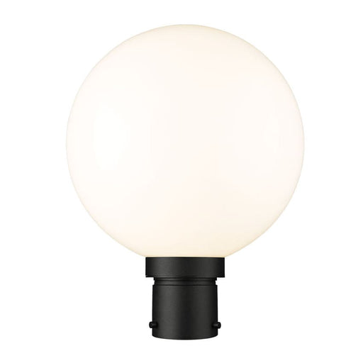 Z-Lite Laurent Black 1 Light Outdoor Post Mount Fixture 597PHB-BK | theLightShop