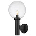 Z-Lite Laurent Black 1 Light Outdoor Wall Sconce 599B-BK | theLightShop