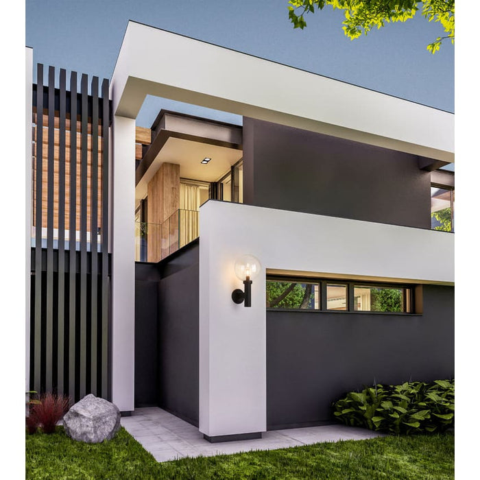 Z-Lite Laurent Black 1 Light Outdoor Wall Sconce 599B-BK | theLightShop