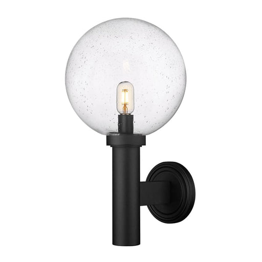 Z-Lite Laurent Black 1 Light Outdoor Wall Sconce 599B-BK | theLightShop