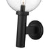Z-Lite Laurent Black 1 Light Outdoor Wall Sconce 599B-BK | theLightShop