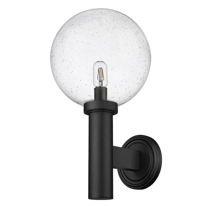 Z-Lite Laurent Black 1 Light Outdoor Wall Sconce 599B-BK | theLightShop