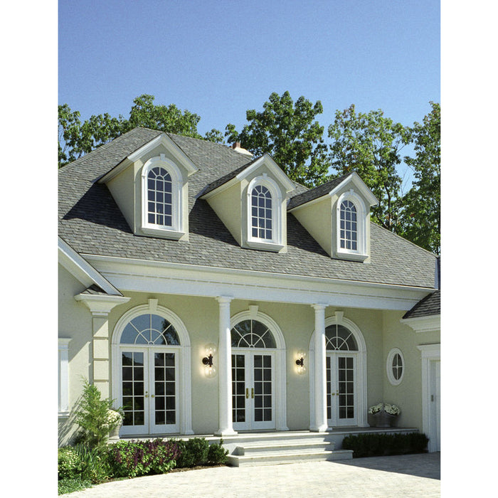 Z-Lite Laurent Black 2 Light Outdoor Wall Sconce 599B2-BK | theLightShop