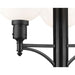 Z-Lite Laurent Outdoor Post Mounted Fixture Black 4 Light 597PHB-4-5010P-BK | theLightShop