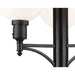 Z-Lite Laurent Outdoor Post Mounted Fixture Black 4 Light 597PHB-4-5010P-BK | theLightShop