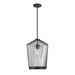 Z-Lite Lido Matte Black 1 Light Pendant 342P13-MB | theLightShop
