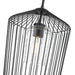 Z-Lite Lido Matte Black 1 Light Pendant 342P13-MB | theLightShop