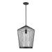 Z-Lite Lido Matte Black 1 Light Pendant 342P19-MB | theLightShop
