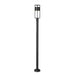 Z-Lite Luca Black LED 1 Light Outdoor Post Mounted Fixture 517PHM-567P-BK-LED | theLightShop