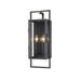 Z-Lite Lucian Black 2 Light Outdoor Wall Sconce 598M-BK | theLightShop