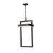 Z-Lite Luttrel Black LED Outdoor Chain Mount Ceiling Fixture 566CHXL-BK-LED | theLightShop