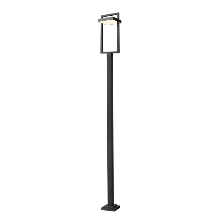 Z-Lite Luttrel Black LED Outdoor Post Mounted Fixture 566PHXLS-536P-BK-LED | theLightShop