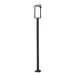 Z-Lite Luttrel Black LED Outdoor Post Mounted Fixture 566PHXLS-536P-BK-LED | theLightShop