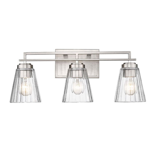Z-Lite Lyna Brushed Nickel 3 Light Vanity 823-3V-BN | theLightShop