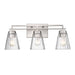 Z-Lite Lyna Brushed Nickel 3 Light Vanity 823-3V-BN | theLightShop