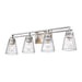 Z-Lite Lyna Brushed Nickel 4 Light Vanity 823-4V-BN | theLightShop