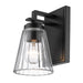 Z-Lite Lyna Matte Black 1 Light Wall Sconce 823-1S-MB | theLightShop