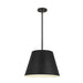 Z-Lite Maddox Matte Black 1 Light Chandelier 6013-18MB | theLightShop