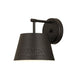 Z-Lite Maddox Matte Black 1 Light Wall Sconce 6013-1S-MB | theLightShop