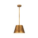 Z-Lite Maddox Rubbed Brass 1 Light Chandelier 6013-12RB | theLightShop