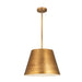 Z-Lite Maddox Rubbed Brass 1 Light Chandelier 6013-18RB | theLightShop
