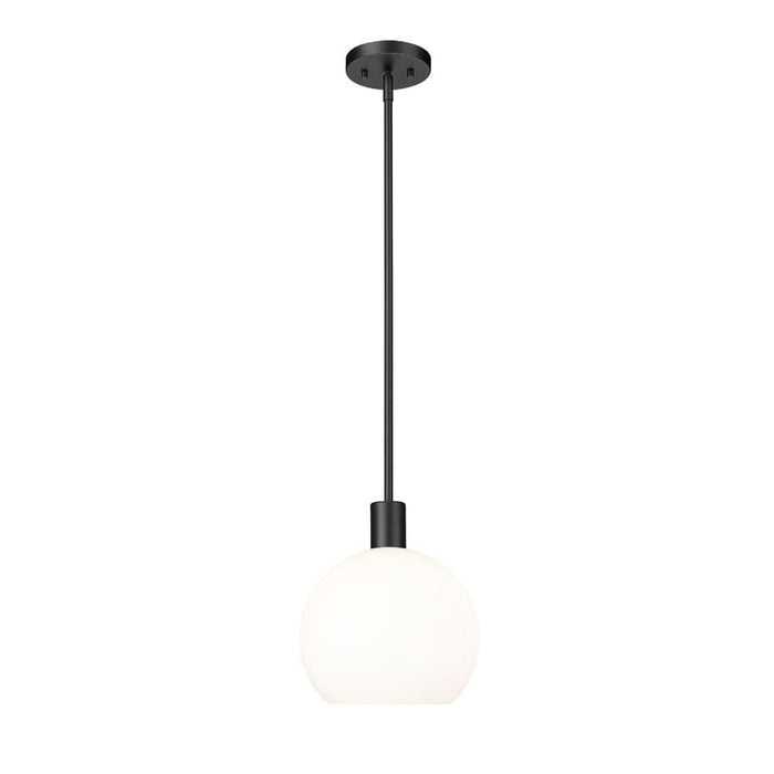Z-Lite Margo Matte Black 1 Light Pendant 7500P10-MB | theLightShop