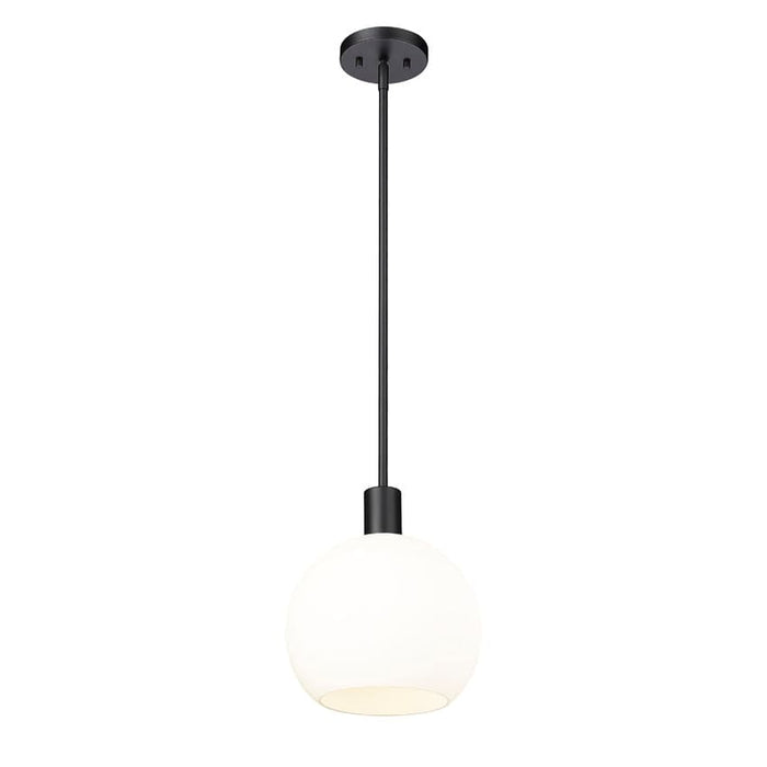 Z-Lite Margo Matte Black 1 Light Pendant 7500P10-MB | theLightShop