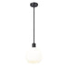 Z-Lite Margo Matte Black 1 Light Pendant 7500P10-MB | theLightShop