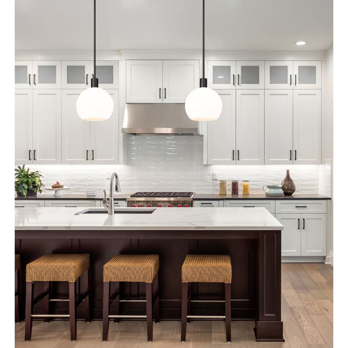 Z-Lite Margo Matte Black 1 Light Pendant 7500P10-MB | theLightShop
