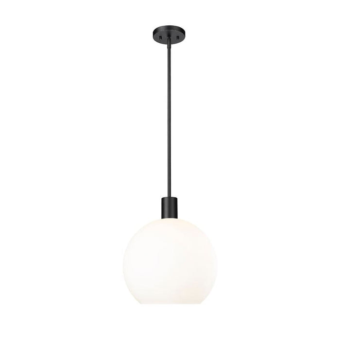 Z-Lite Margo Matte Black 1 Light Pendant 7500P14-MB | theLightShop