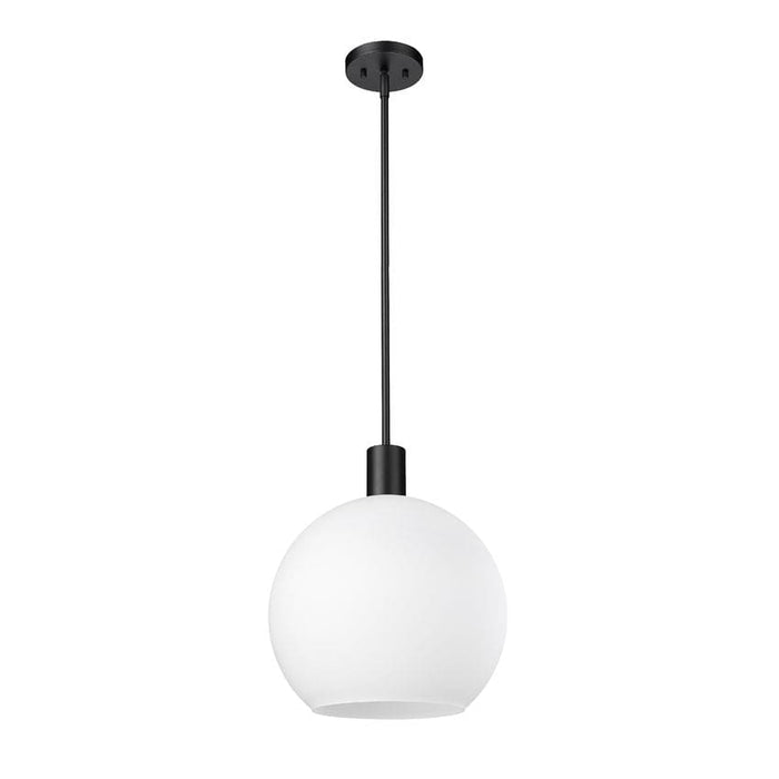 Z-Lite Margo Matte Black 1 Light Pendant 7500P14-MB | theLightShop