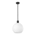 Z-Lite Margo Matte Black 1 Light Pendant 7500P14-MB | theLightShop